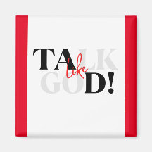 Íman vermelho, branco e preto