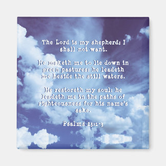 Imã Íman Verso de Bíblia Psalm 23:1-3