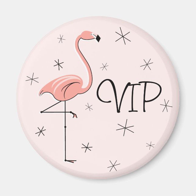Imã Íman VIP Flamingo Pink (Frente)