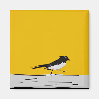 Imã Íman Wagtail (Amarelo)