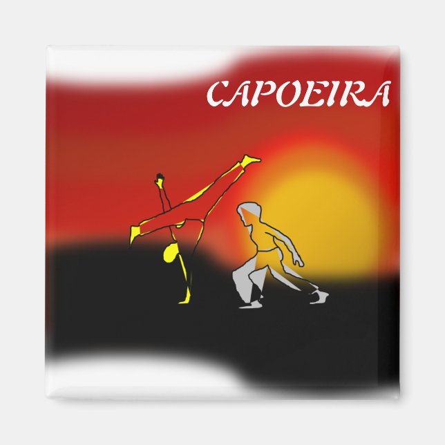 Imã ímanes capoeira artes marciais machadam ginga (Frente)