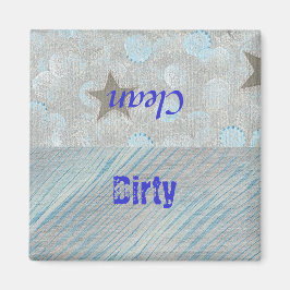 Imã Ímanes da máquina de lavar louça limpas sujas - bo