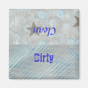 Imã Ímanes da máquina de lavar louça limpas sujas - bo