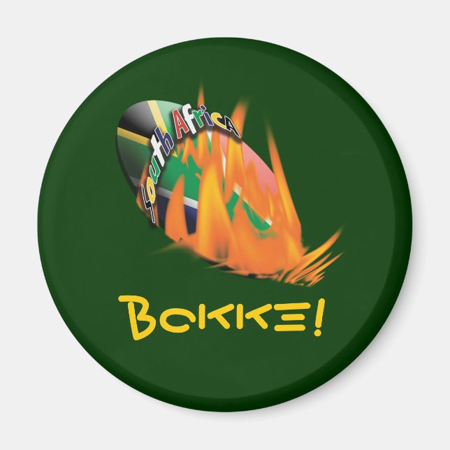 Imã Ímanes de adeptos e adeptos do râguebi sul-african (Frente)