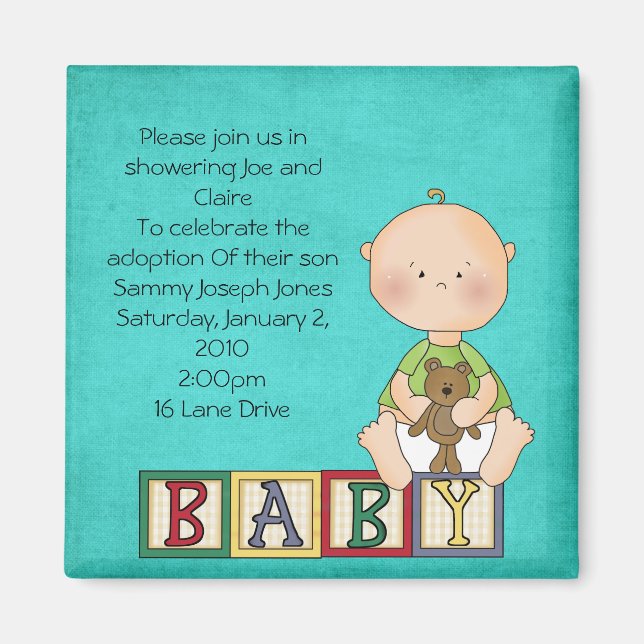 Imã ímanes de adoção (Frente)