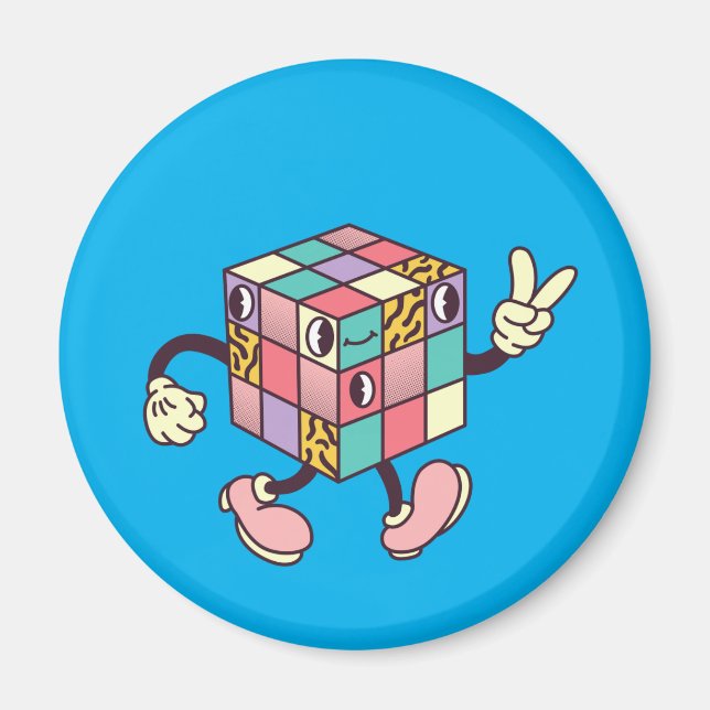 Imã Ímanes de refrigeração de círculo personalizados (Frente)