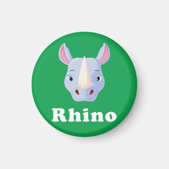 Imã Ímanes frigoríficos Rhino cozinha residencial (Frente)