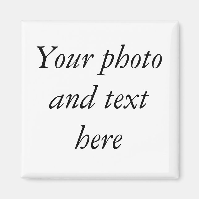 Imã Ímanes personalizados (Frente)