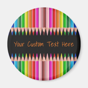 Imã Ímanes personalizados dos lápis de cores