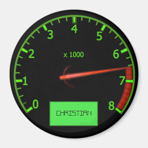 Imã Ímanes personalizáveis para carros de cabeça de