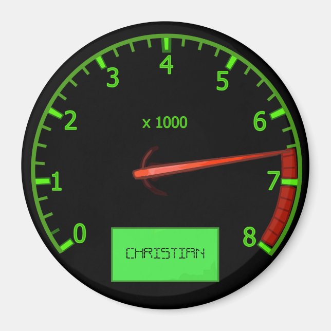 Imã Ímanes personalizáveis para carros de cabeça de en (Frente)