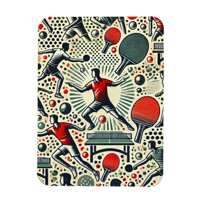 Ímã Ímanes tênis de mesa de  (Vertical)