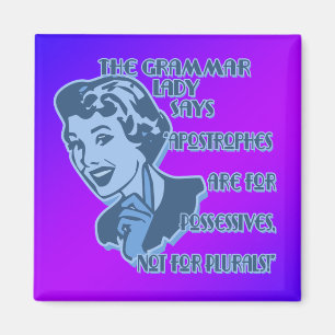 Imã Ímãs azuis das apóstrofes