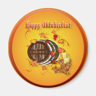 Imã Ímãs Cerveja-Felizes grandes de Oktoberfest