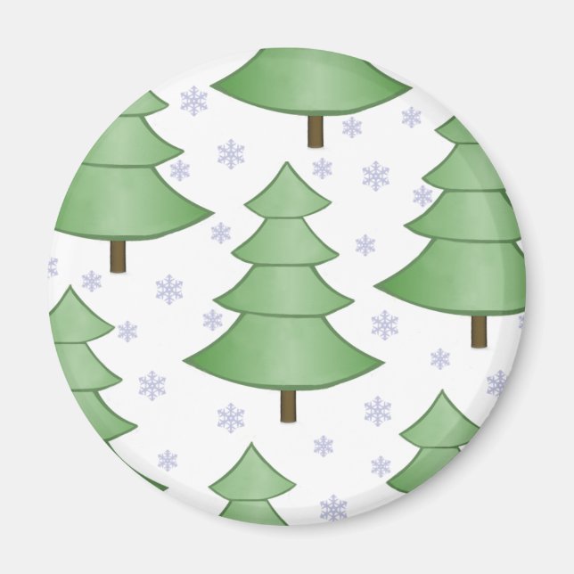 Imã Ímãs de Árvores de Natal (Frente)