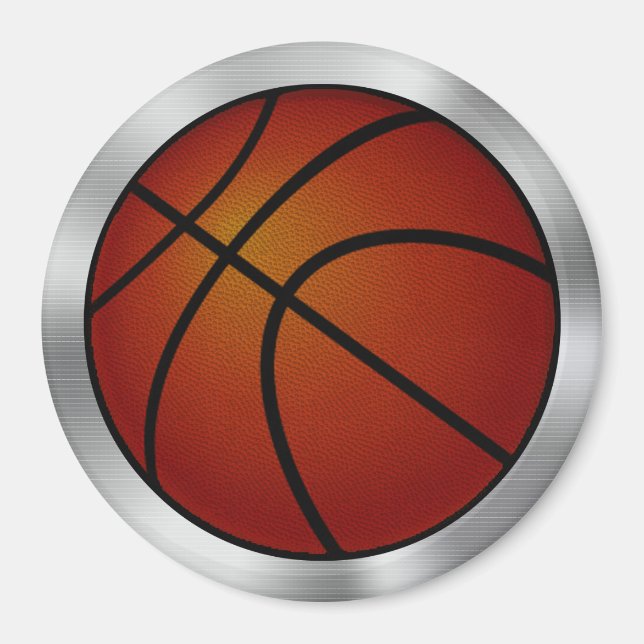 Imã Ímãs de Basquete Personalizáveis DESCONTOS EM GRAN (Frente)