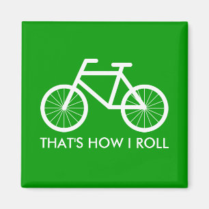 Imã Ímãs de bicicleta engraçados para fãs de ciclismo
