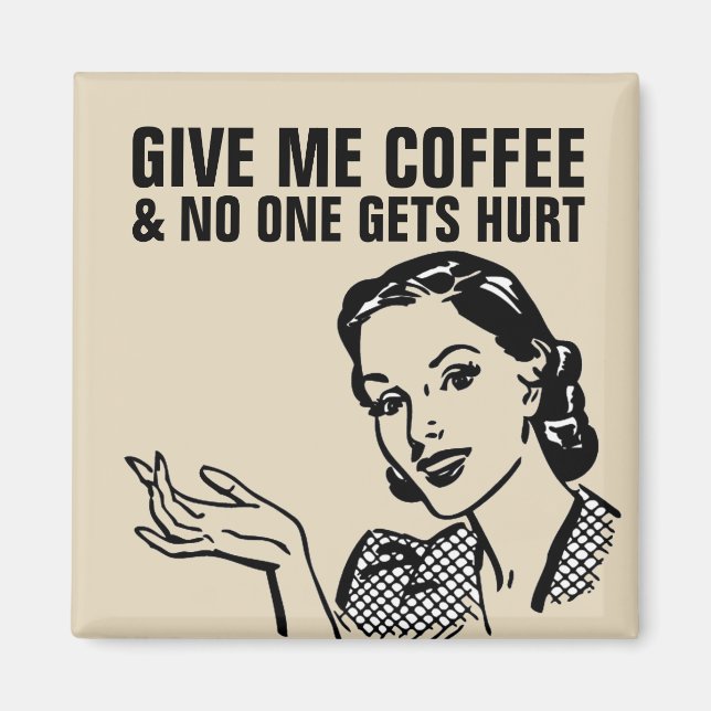 IMÃ ÍMÃS DE CAFÉ CASA RETRÔ (Frente)