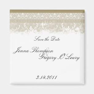 Imã Ímãs de Casamento Elegantes Vintage