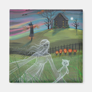 Imã Ímãs de Halloween Amigos Fantasmas