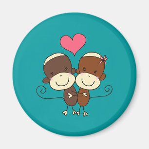 Imã Ímãs de Hugz do macaco da peúga