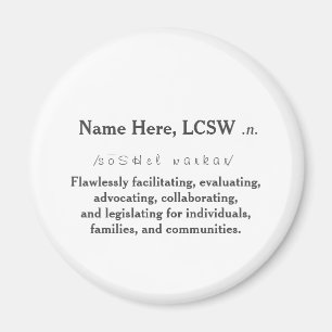 Imã Ímãs de MSW/LCSW/LCPC