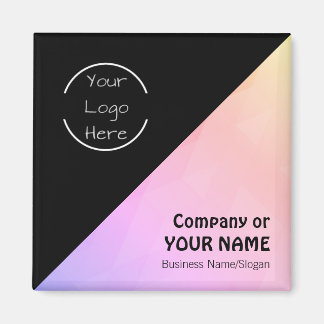 Imã Ímãs de Texto - Logotipo Personalizado