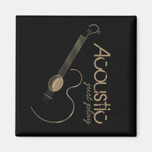Imã Ímãs do logotipo da guitarra acústica