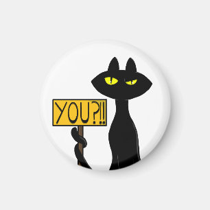 Imã Ímãs engraçados Bad Boogie -O Gato- "Você?!!"