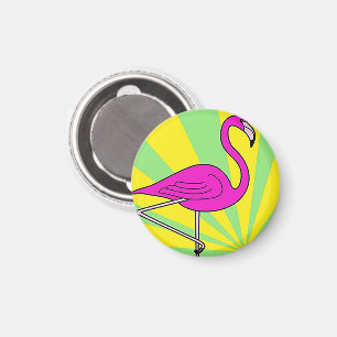 Imã Ímãs Flamingo Rosa