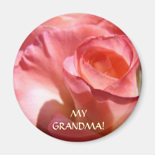 Imã Ímãs Flor Rosa Rosa Vovó! Ímã
