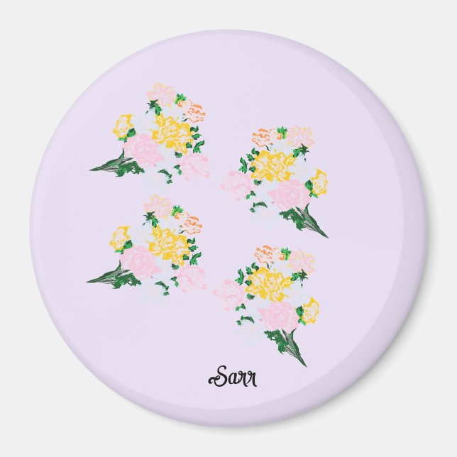 Imã Ímãs : Flores da Primavera  (Frente)