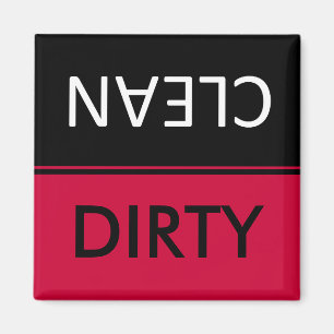 Imã Ímãs limpos sujos da máquina de lavar louça