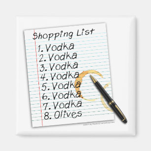 IMÃ ÍMÃS - LISTA DE COMPRA DA VODCA
