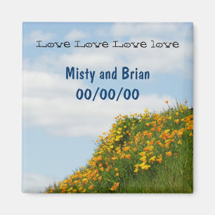 Imã Ímãs Love Love Casamento Noiva Noivo Nome Data