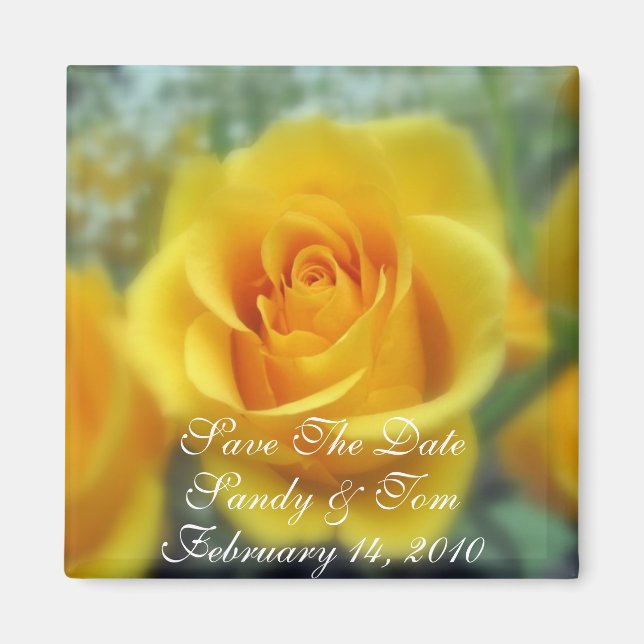 IMÃ ÍMÃS PARA SALVAR A DATA - PERSONALIZE SEU ÍMÃ (Frente)