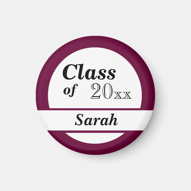 Imã Ímãs Personalizados de Formatura (Frente)