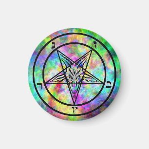 Imã Ímãs psicadélicos de Baphomet