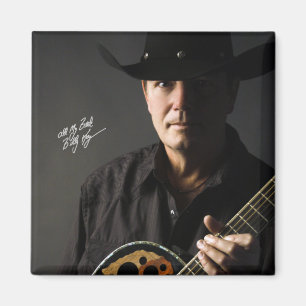 Imã Ímãs Quadrados de Guitarra Cowboy Billy Kay
