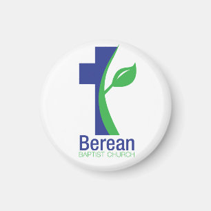 Imã Ímãs redondos da igreja baptista de Berean