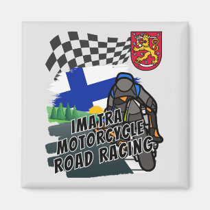 Imã Imatra Motorcycle Road Racing na Finlândia