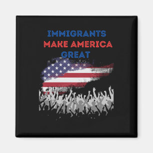 Imã Imigrantes fazem Excelente na América. Adesivo