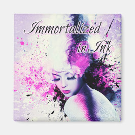 Imã Imortalizado no Magnete de Tinta