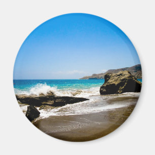 Imã Impacto das ondas na praia