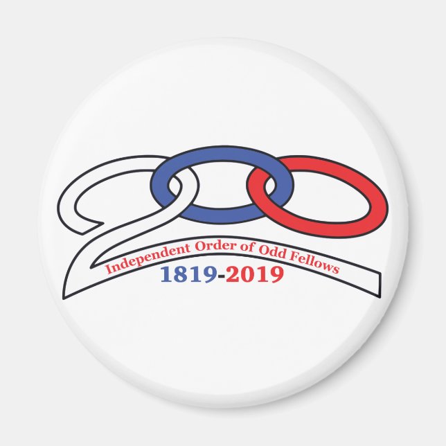 Imã Ímpar Fellows 200 Links Magnet (Frente)