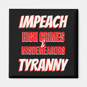 Imã Impeach Trump High Crimes Misdeladores Tyranny Imp