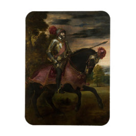 Ímã Imperador Charles V em Horseback (por Titian)