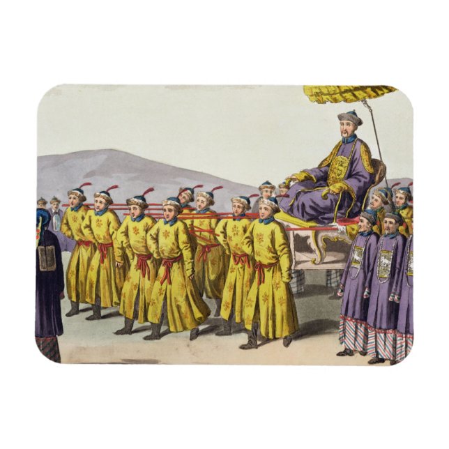 Ímã Imperador Ch'ien Lung transportado em Triumph, pla (Horizontal)