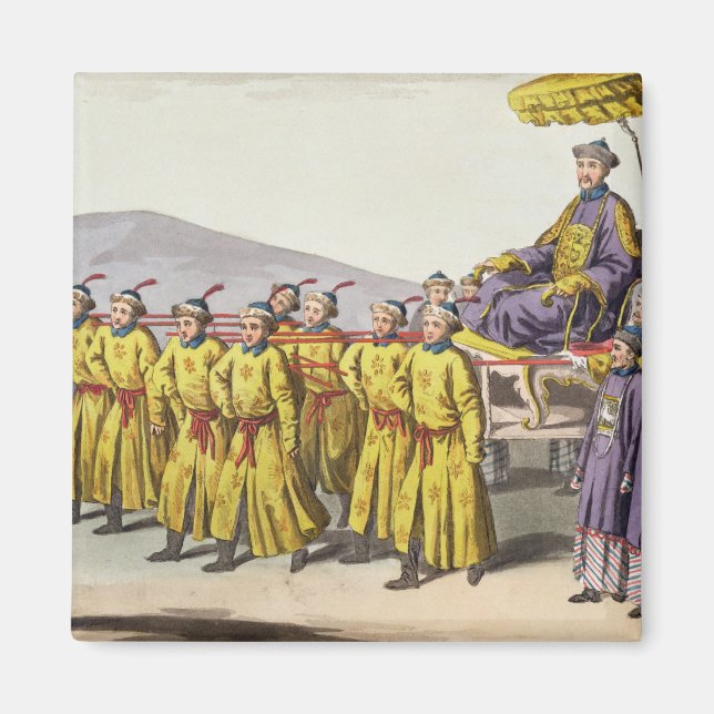 Imã Imperador Ch'ien Lung transportado em Triumph, pla (Frente)