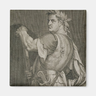 Imã Imperador de D. Titus Vespasian do engrav do